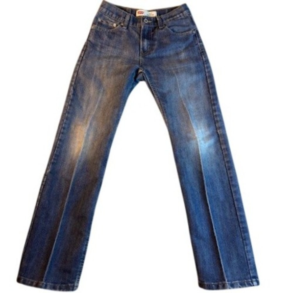 Levi's Jeans Boys 12 Reg 514 Straight Leg Blue Denim Medium Wash 26x26